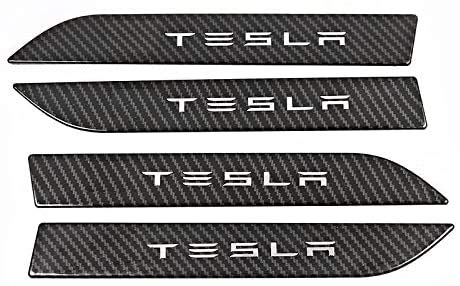 Bearfire Fit Tesla Door Handle Decal Sticker Wrap Kit (Set of 4) for Tesla Badge (Model X)