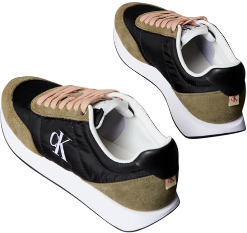 Baskets Calvin Klein RETRO RUNNER LACE UP NYLON MG pour Femme - vue 8