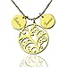Produktbild Interesting You Personalisierte Namenskette 925 Sterling Silber Halskette Stammbaum Anhänger(vergoldeter Sockel 22)