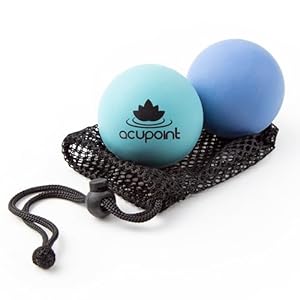 Physical Massage Therapy Ball Set – Ideal for Yoga, Deep Tissue Massage, Trigger Point Therapy and Myofascial Release Physical Therapy Equipment