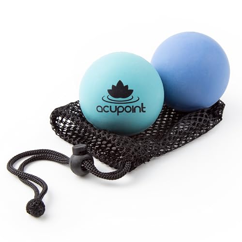Acupoint Juego de bolas de terapia de masaje físico, ideal para yoga, masaje de tejido profundo, terapia de punto de activación y equipo de terapia física de liberación miofascial