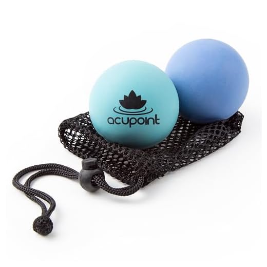 Acupoint Juego de bolas de terapia de masaje físico, ideal para yoga, masaje de tejido profundo, terapia de punto de activación y equipo de terapia física de liberación miofascial