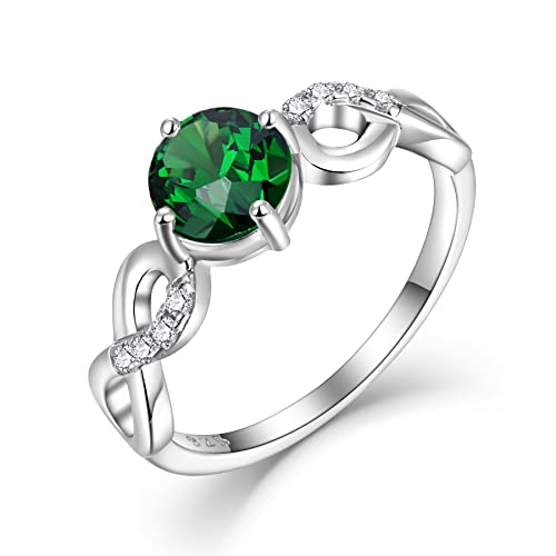 STARCHENIE Infinity Promise Ring for Women 925 Sterling Silver Engagement Wedding Band Anniversary Jewelry Size 5-10