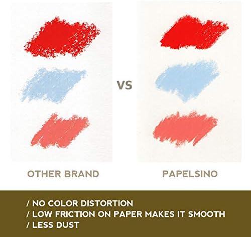 Miniatura 3 de Paquete de 2 cuadernos de bocetos de papel Bristol para medios secos pastel al óleo, lápiz de color, superficie de vitela de dibujo a lápiz (A4, 2