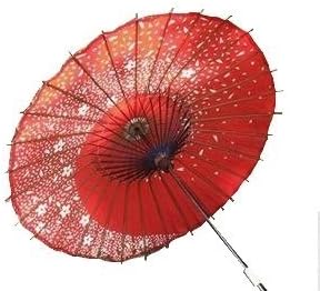 Amazon 和傘 番傘紙傘 薄鬼桜 花吹雪 銀魂神楽コスプレなど 赤 おもちゃ おもちゃ