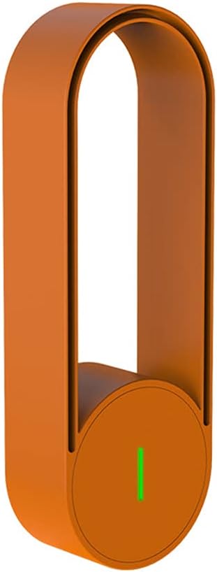 DINESA Purificador de iones negativos de 20 millones mini ionizador portátil para el hogar, purificador de coche USB enchufable para área de 31㎡-40㎡, naranja
