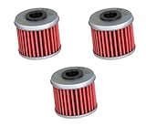 3 Pack K & N Motorcycle Oil Filter Cartridge KN-116 Fits Honda CRF150 CRF250 CRF450 TRX450