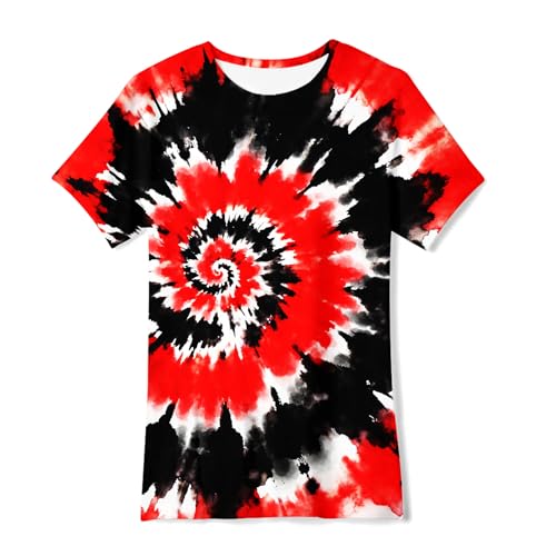 Image of Boys Tie Dye Shirt Size 4-14 Hippies Senior Rainbow Tees T Shirts for Kids | Tees T shirts for Kids