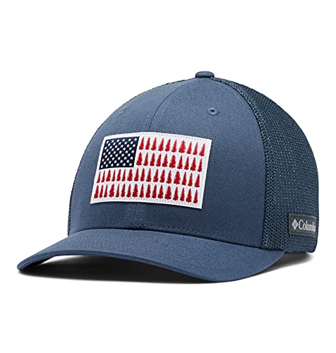 Image of Columbia Unisex PFG Fish Flag Mesh Ball Cap