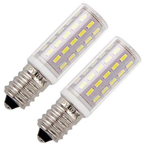 Cooker Hood Led Bulbs E14, 5Watt Equivalent 45W Cool White 6000K Small Edison Screw, 400 Lumens AC 220-230V, Small Edison Screw SES for Fridge/Cooker Hood/Home Lighting (Pack of 2) Cover