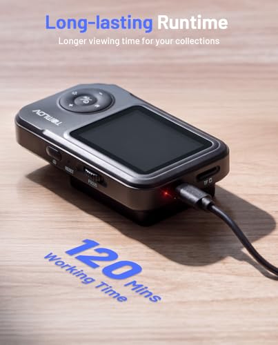 TOMLOV P50 Digital Microscope Handheld: Adjustable Focus Coin Microscope with 2.4" IPS Screen, Trichome Portable Magnifying Glass with Light, Jewelry Loupe for Adults, Windows/Mac Compatible - image 8