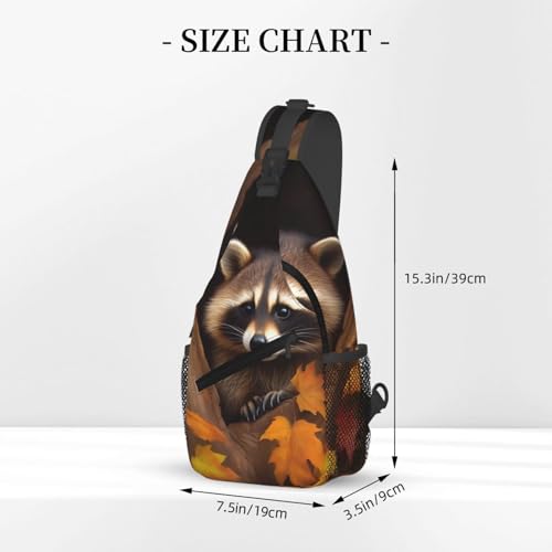 Bolso cruzado estilo Sling para senderismo y viaje miniatura 3