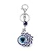 Produktbild GMTEXTILES Mode Blue Crystal Peacock Schlüsselbund Schlüsselbund Schmuck Geschenk Geldbörse Tasche Evil Eye Schmuck
