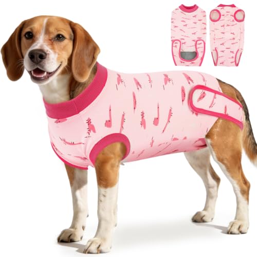 Image of IDOMIK Dog Recovery Suit for Neuter Spay,Anti-Licking Dog Surgical Bodysuit