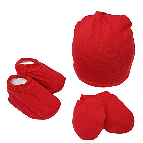 2 Kit Maternidade Menina Touca Luva Meia Bebe para Enxoval Recem Nascido Gorro Infantil para Inverno