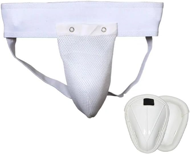Multi-Sports Abdominal Supporter with ABS Plastic, Foam Casing, and Fluffy Cotton Sizes for Boys, Youth, and Men