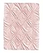 Sweet Jojo Designs Solid Color Blush Pink Shabby Chic Harper Baby Girl Crib Bedding Set with Bumper 9 Pieces