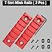 Gotical Combo 5-Slot 7-Slot Rail Picatinny Rail Section Adapter Super Value Pack with Set of Screws Picatinny Rail Combo Accessory