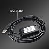 USB PLC Programming Cable for Allen Micrologix USB 1761-CBL-PM02 Round 8 Pin