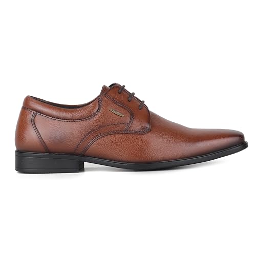 Image of Red Chief Genuine Leather Formal Derby Shoes for Men | Lace-Up Shoes for Men | RC3973LR