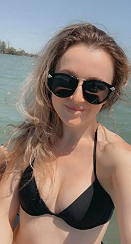 FEISEDY Vintage Arrow Women Sunglasses Round Design Candy Color B24272