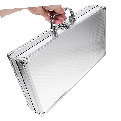 BESPORTBLE Aluminum Tool Box Portable Luggage Suitcase Men Briefcase Aluminum Alloy Storage Case4