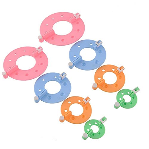 Li Ying 8 PCS 4 Tamaños Herramienta para Hacer Pompones de Hilo Pelusa Bola Tejedora Aguja Artesanía Plástico DIY Tejer Lana Pompom Maker Costura Herramientas de Tejer (Color Aleatorio) Li Ying 8 PCS 4 Tamaños Herramienta para Hacer Pompones de Hilo Pelusa Bola Tejedora Aguja Artesanía Plástico DIY Tejer Lana Pompom Maker Costura Herramientas de Tejer (Color Aleatorio)