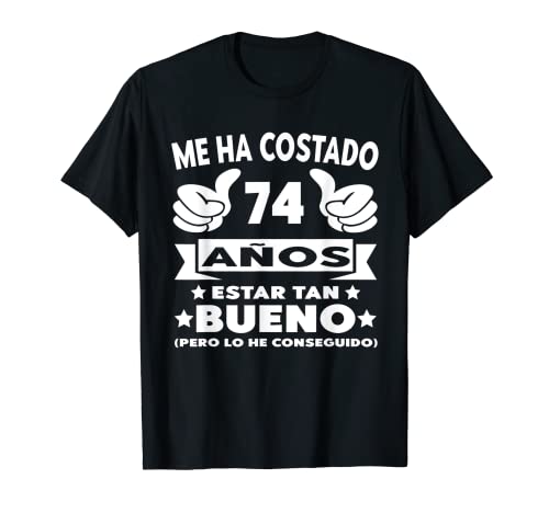 Hombre 74 Cumpleaños Regalo Años Divertido Decoración Vintage 1947 Camiseta