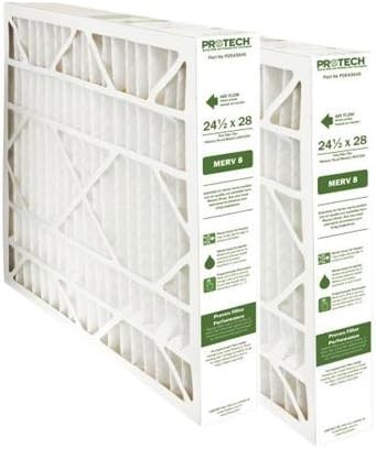 PROTECH PD540045 24-1/2 X 28 X 5 MERV8 Media Filter, Case of (2)
