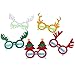 Produktbild BESTOYARD 5 STÜCKE Weihnachten Glasrahmen Baum Elch Cartoon Brillen Kostüm Zubehör Party Dekoration Geschenke für Kinder