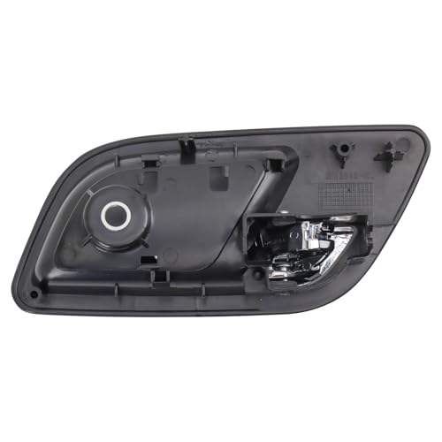 TRQ Black/Chrome Rear Inside Interior Door Handle Left Driver Side LH Compatible with Chevy GMC by TRQ - Image 4
