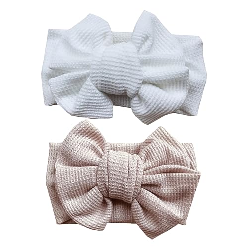Stylish Hair Bows for Girls 2 Pack Infant Hair Bow Headband Butterfly Headband Toddler