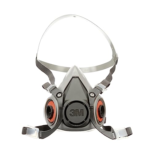 3M, Respirador Reutilizável Semifacial, 6200, Médio
