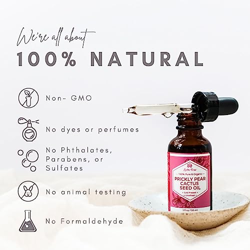 Leven Rose LR Prickly Pear Seed Oil (Barbary Fig) 100% Pure Organic Prickly Pear Oil thumb #6