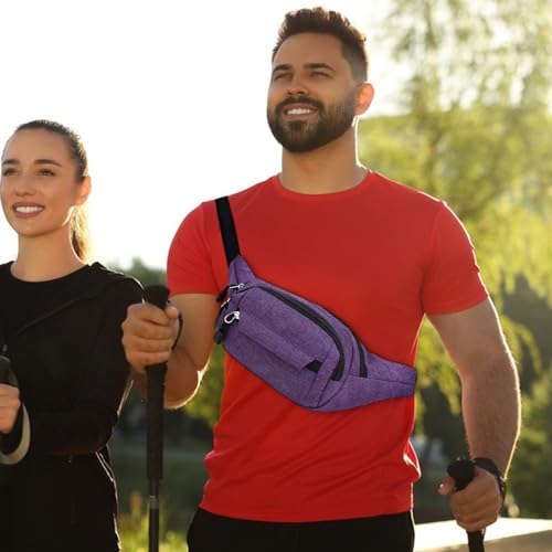 Bolsa de cinturón de correr para el senderismo y riñonera de gran capacidad 6