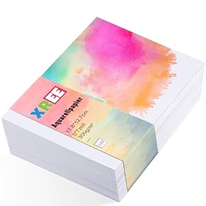 XREE 120 Blatt Aquarellpapier 300g