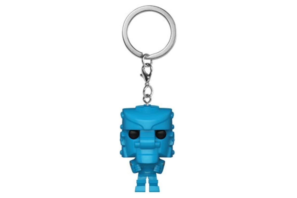 Funko POP! Keychain: Mattel-Rock 'Em Sock 'Em RobotEmSockEmRobot - (Blue) Rock 'Em Sock 'Em Robot Sock Em Robots - Blue - Rock Em Sock Em Robots - Collectable Vinyl Mini Figure Novelty Keyring
