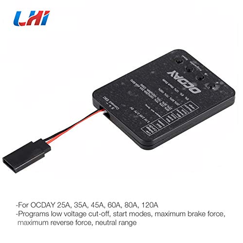 BIG HUB Programming Program Card for OCDAY RC Car Brushless ESC