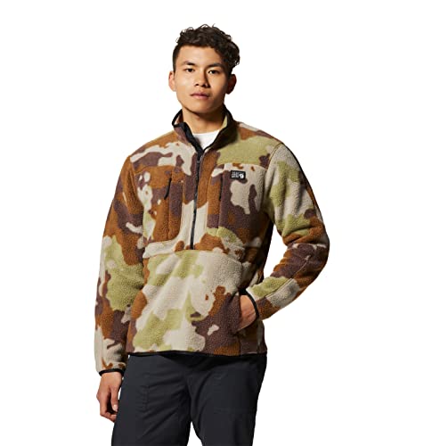 Image of Mountain Hardwear Men's HiCamp Fleece Pullover for Hiking, Travel, Backpacking, and Everyday Wear