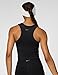 Nike Women's One Fitted Dri-Fit Cropped Tank Top, Black, Large