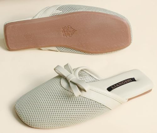 Mesh Slippers for Women High Class Luxurious Mesh Sandals Casual Slingback Flats Lightweight Mules3