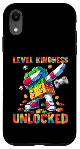 Level Kindness Unlocked Master Builder Gamer Boys Teacher �X�}�z�P�[�X iPhone XR �p