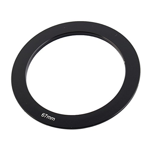 sourcing map 67mm Filter Lens Holder Adapter Ring Black for Cokin P Series