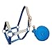 Tahoe Tack Patterned Nylon Mini Horse Halters with Padded Noseband and Matching 7’ Soft Grip Lead Rope - 6 Month Warranty