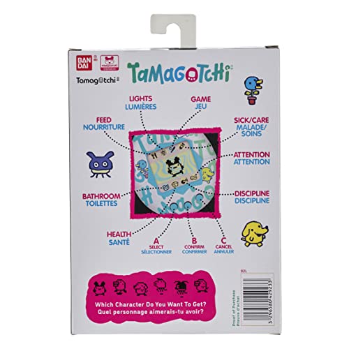 BANDAI - Tamagotchi Original Lightning - Mascota Virtual, Azul (42923NBNP)