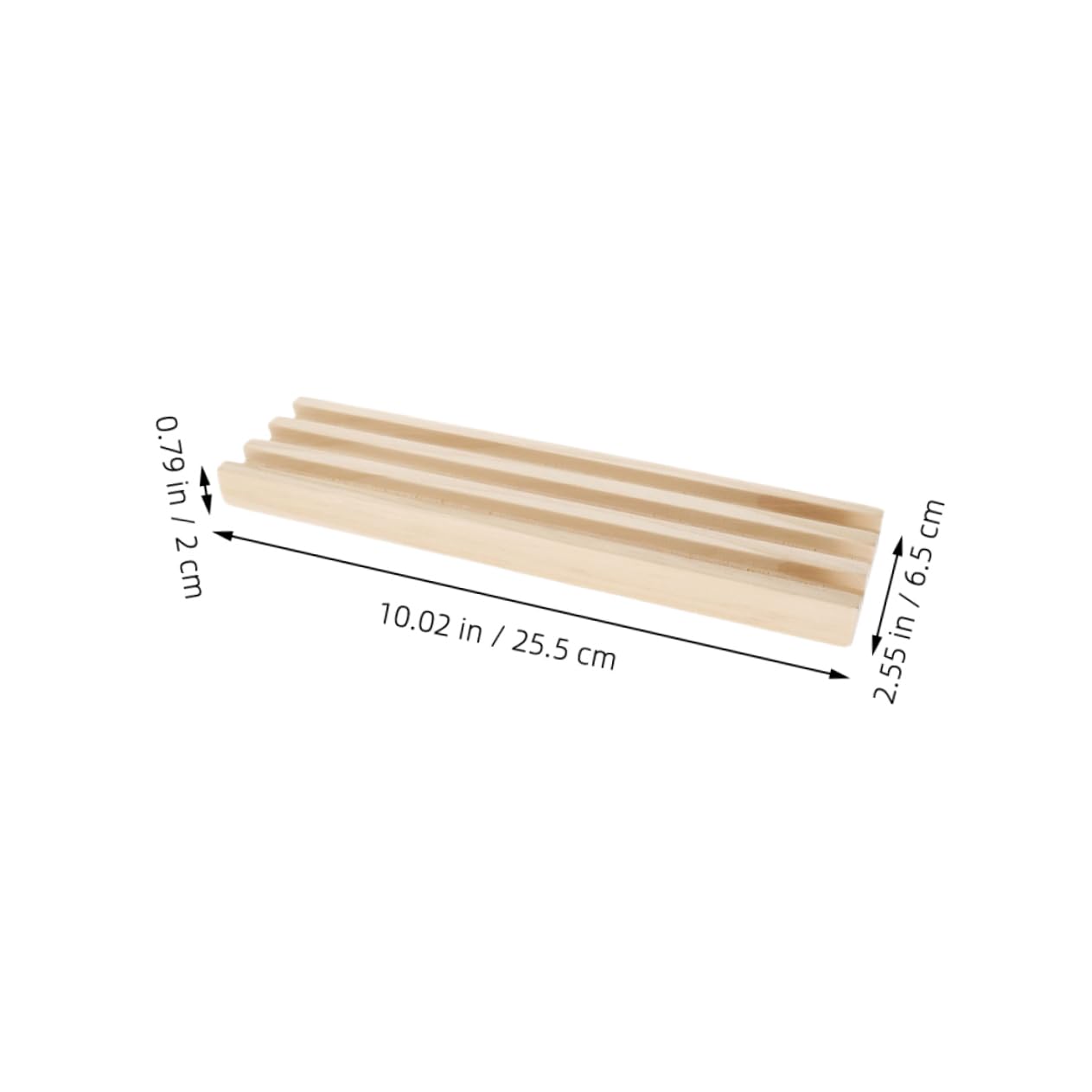 Estantes de Dominó de Madera 3 Piezas Beige para Juegos