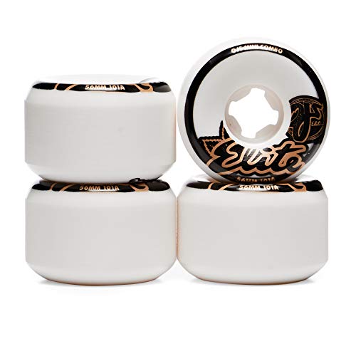 OJ Elite Mini Combo 101a - Ruedas para monopatín, color blanco, blanco, 56 mm