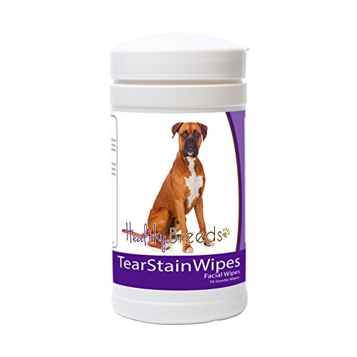 Image of Healthy Breeds Boxer Tear Stain Wipes 70 Count
