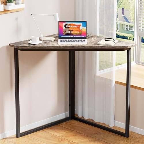 VECELO Corner Desk,Office Tables for Living Room for Small Space