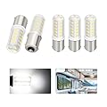 ULITECO RV Lights Bulbs 5PCS, BA15S 1156 1141 7506 1003 7506 LED Bulbs, 12V RV Interior Lights,Camper Lights for RV Camper Trailer Boat Trunk,6000-6500K Cool White